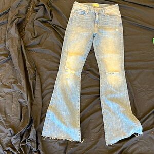Mother jeans - weekender fray size 26